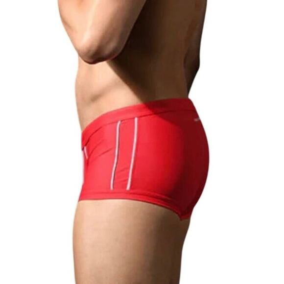 Andrew Christian Bulge C-Ring Trunk Red Large - Picture 11 of 12